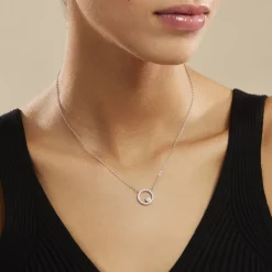 Histoire d'Or Collier Marthe Argent Blanc Perle De Culture Et Oxyde De Zirconium Sale