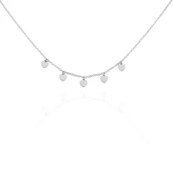Histoire d'Or Collier Maryline Argent Blanc Clearance