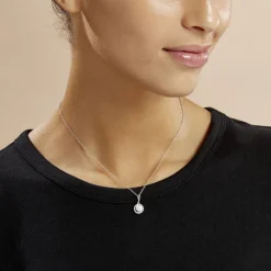 Histoire d'Or Collier Mathie Argent Blanc Perle De Culture Et Oxyde De Zirconium Hot