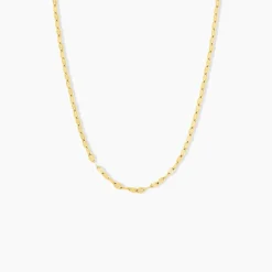 Histoire d'Or Collier Mauricette Acier Jaune Best