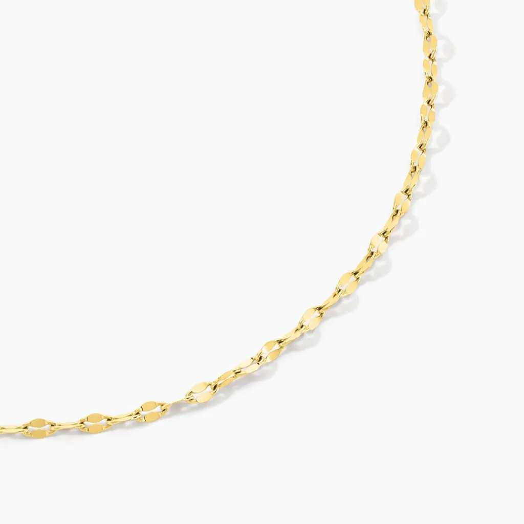 Histoire d'Or Collier Mauricette Acier Jaune Best