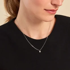 Histoire d'Or Collier Mayane Argent Blanc Clearance