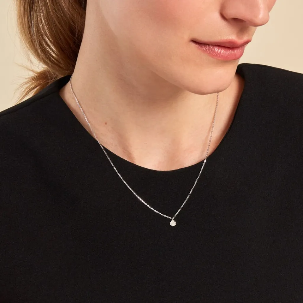 Histoire d'Or Collier Mayane Argent Blanc Clearance