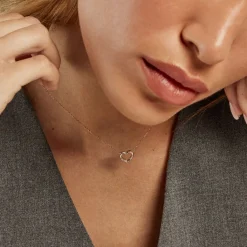 Histoire d'Or Collier May-li Argent Rose Online