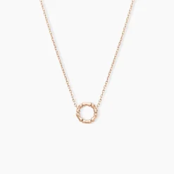 Histoire d'Or Collier May-li Argent Rose Best