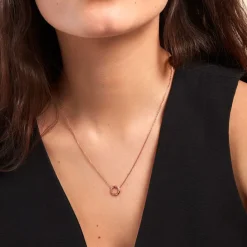 Histoire d'Or Collier May-li Argent Rose Best