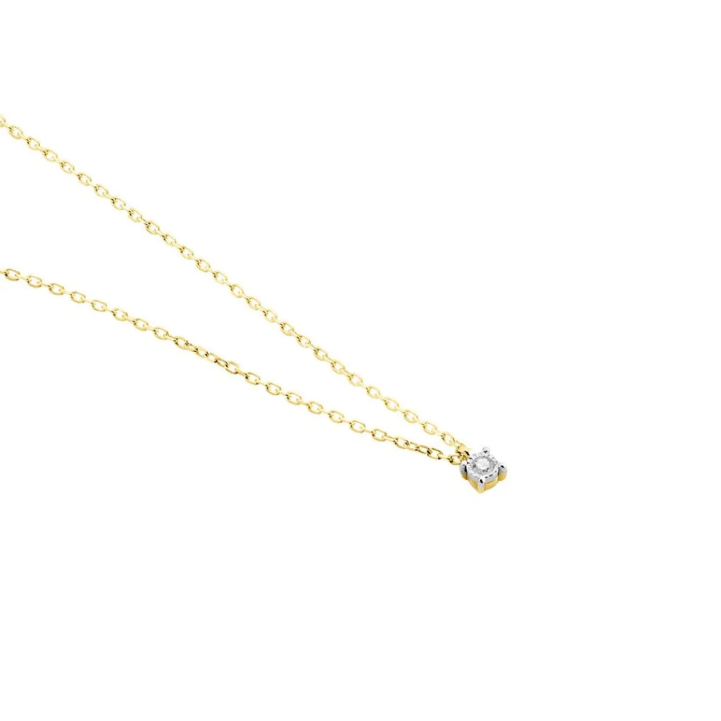 Histoire d'Or Collier Mei Or Jaune Diamant Outlet