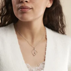 Histoire d'Or Collier Melaine Argent Blanc Clearance