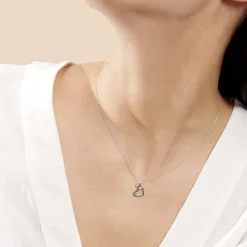 Histoire d'Or Collier Melesine Or Blanc Diamant Clearance