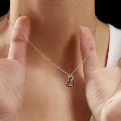 Histoire d'Or Collier Melesine Or Blanc Diamant Clearance