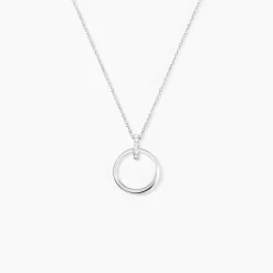 Histoire d'Or Collier Melissande Or Blanc Diamant New