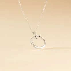 Histoire d'Or Collier Melissande Or Blanc Diamant New