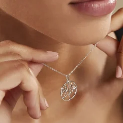 Histoire d'Or Collier Mely Argent Blanc New