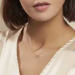 Histoire d'Or Collier Menel Argent Rose Sale