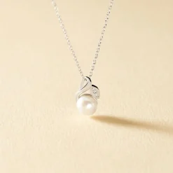 Histoire d'Or Collier Mesmin Argent Blanc Perle De Culture Et Oxyde De Zirconium Best