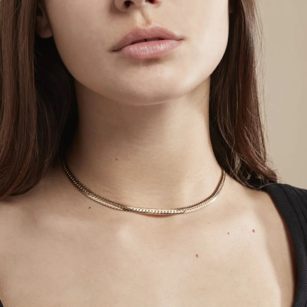 Histoire d'Or Collier Messaline Plaqué Or Jaune Clearance