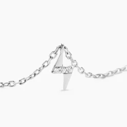 Histoire d'Or Collier Meyline Argent Blanc Oxyde De Zirconium New