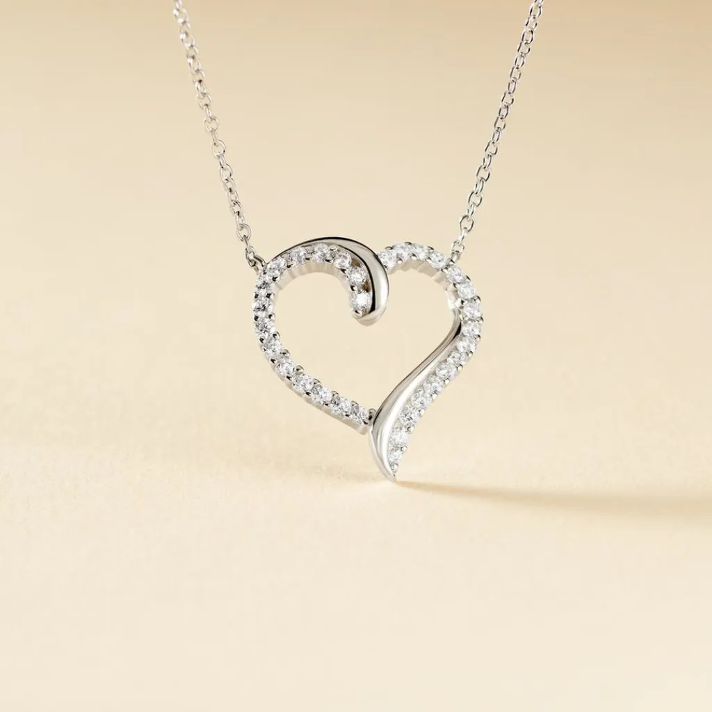 Histoire d'Or Collier Miliza Argent Blanc Oxyde De Zirconium Sale