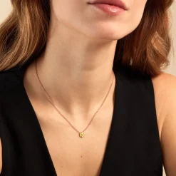 Histoire d'Or Collier Mimosa Argent Rose Oxyde De Zirconium Clearance