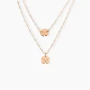Histoire d'Or Collier Mimosa Argent Rose Discount