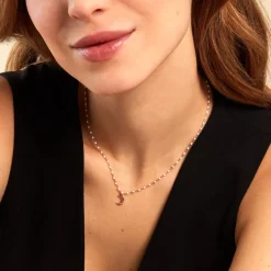 Histoire d'Or Collier Mimosa Argent Rose Clearance