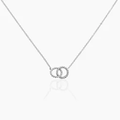 Histoire d'Or Collier Méloé Argent Blanc Best