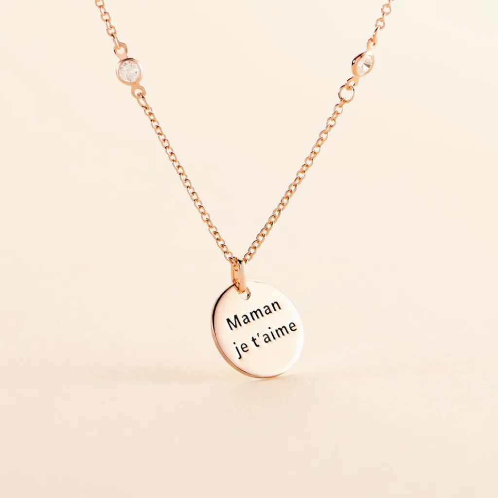 Histoire d'Or Collier Moa De Zirconium argent rose oxyde Online