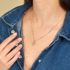 Histoire d'Or Collier Moa De Zirconium argent rose oxyde Online