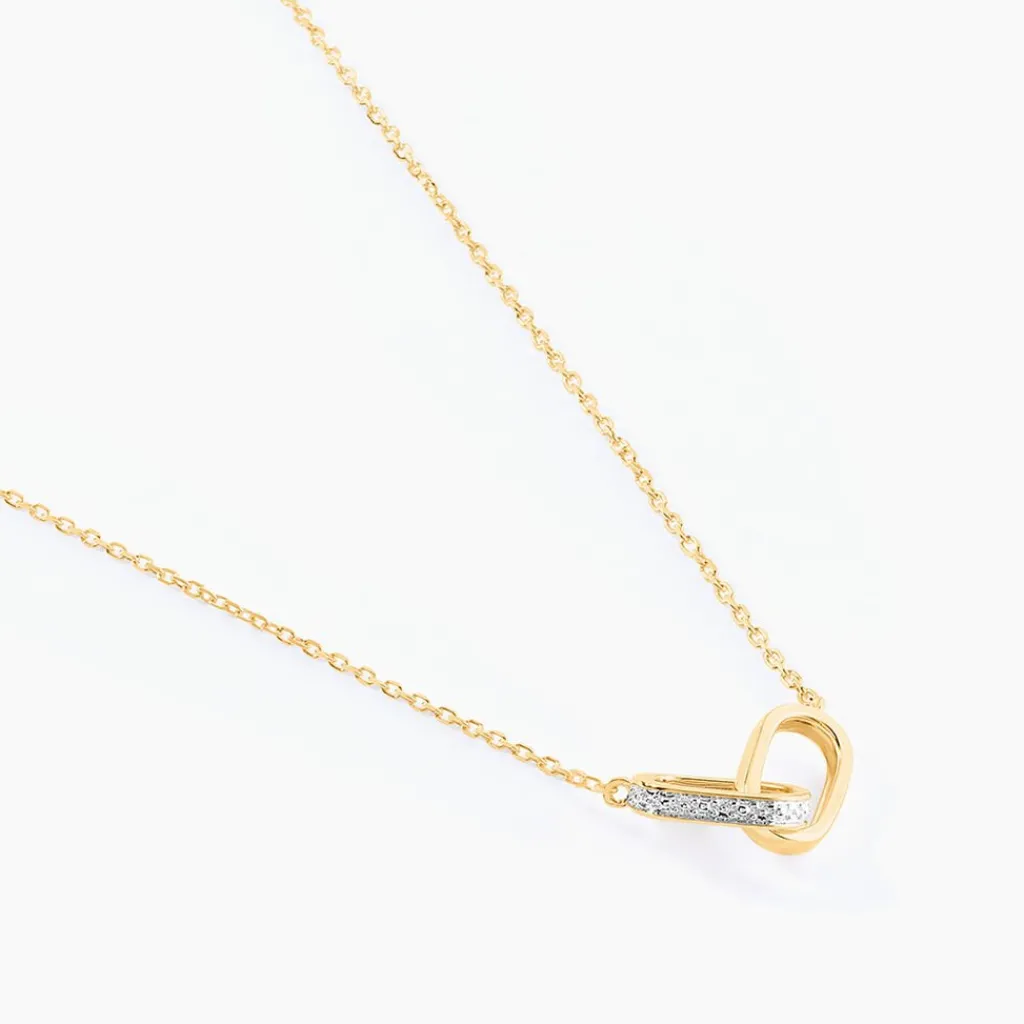 Histoire d'Or Collier Molana Or Jaune Diamant Outlet