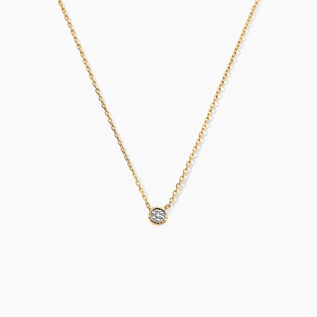 Histoire d'Or Collier Mon 1er Diamant or jaune diamant New