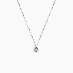 Histoire d'Or Collier Mon 1er Diamant or blanc diamant Clearance