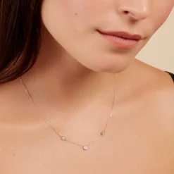 Histoire d'Or Collier Mon 1er Diamant or jaune diamant Discount