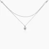 Histoire d'Or Collier Monifa Argent Blanc