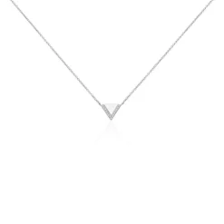 Histoire d'Or Collier Mori Argent Blanc Oxyde De Zirconium Et Nacre Discount