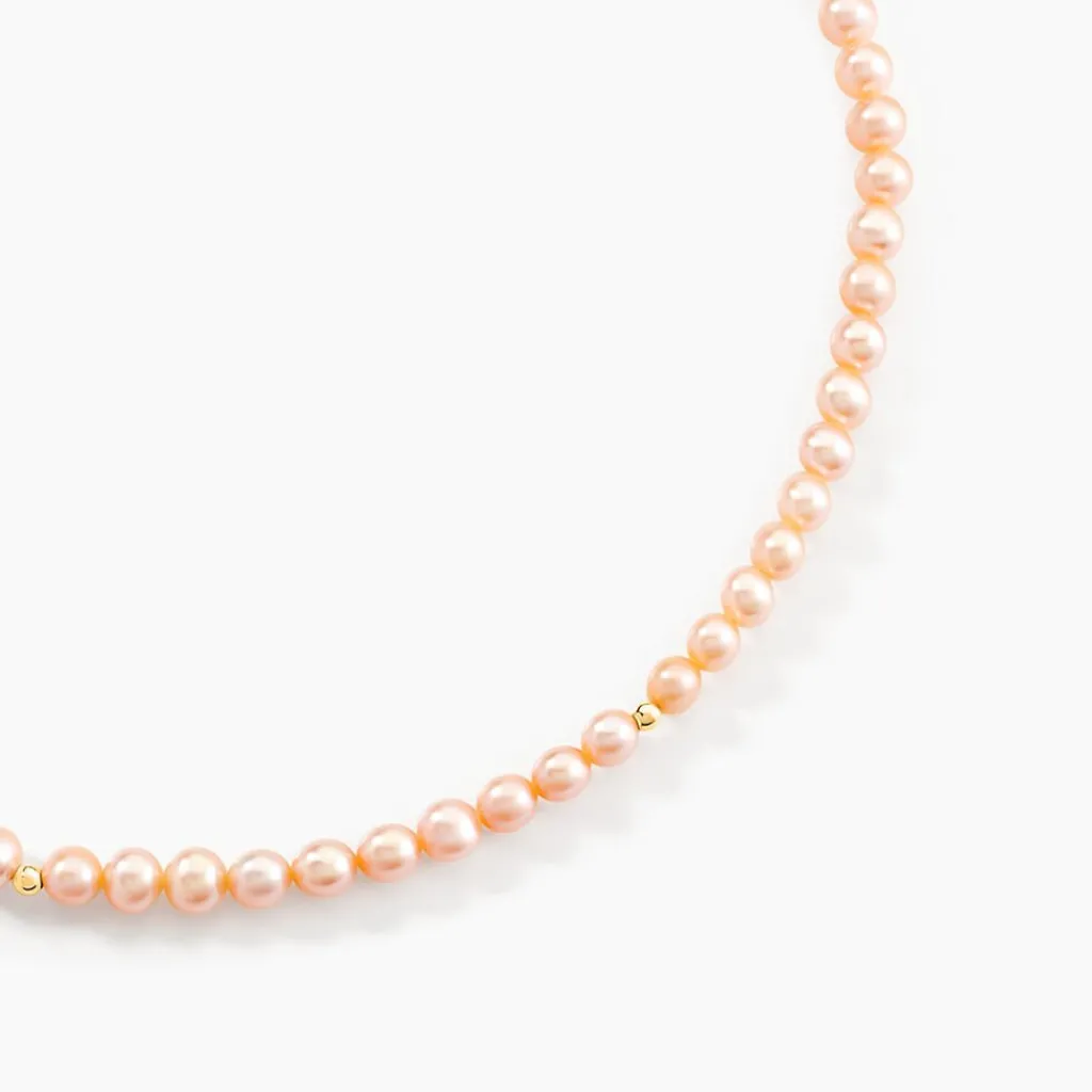 Histoire d'Or Collier Multicolore Or Jaune Perle De Culture Hot