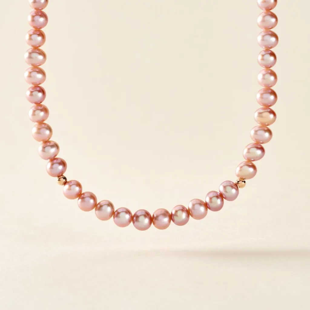 Histoire d'Or Collier Multicolore Or Jaune Perle De Culture Hot