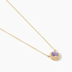 Histoire d'Or Collier Munira Or Jaune Améthyste Oxyde De Zirconium Outlet
