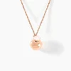 Histoire d'Or Collier My Bola Acier Rose Quartz Discount