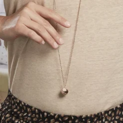 Histoire d'Or Collier My Bola Acier Rose Quartz Discount