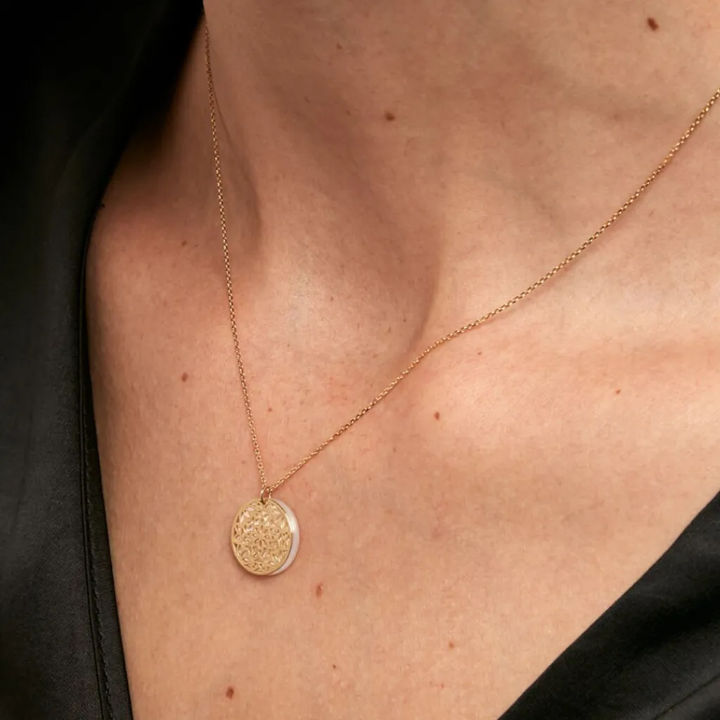 Histoire d'Or Collier Naïade Or Jaune Nacre Online