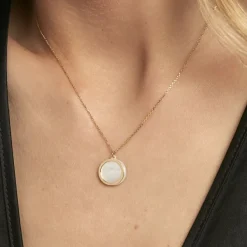 Histoire d'Or Collier Naïade Or Jaune Nacre Outlet