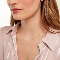 Histoire d'Or Collier Nacrea Or Jaune Nacre Oxyde De Zirconium or jaune nacre blanche Hot