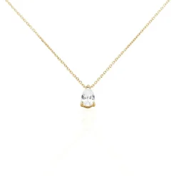 Histoire d'Or Collier Naellya Plaqué Or Jaune Oxyde De Zirconium Outlet