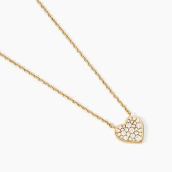 Histoire d'Or Collier Nafissa Plaque Or Jaune Oxyde De Zirconium Hot