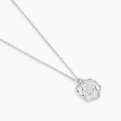 Histoire d'Or Collier Najatte Argent Blanc Sale
