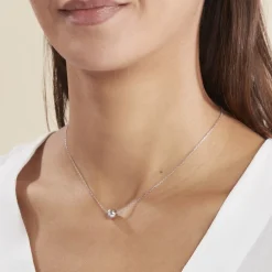 Histoire d'Or Collier Nassiera Argent Blanc Sale