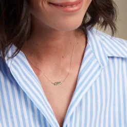 Histoire d'Or Collier Navette Or Jaune Emeraude Diamant or jaune émeraude Discount