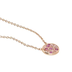 Histoire d'Or Collier Nelig Argent Rose Oxyde De Zirconium argent rose oxyde rose Sale