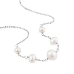 Histoire d'Or Collier Nephtysae Argent Blanc Perle De Culture Online