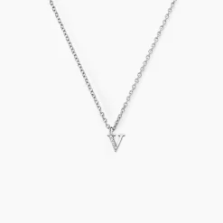 Histoire d'Or Collier Neruda Argent Blanc Oxyde De Zirconium Sale
